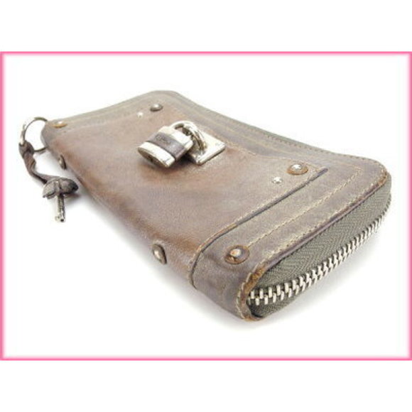 Chloe Paddington long Wallet padlock Bron White - Picture 4 of 6